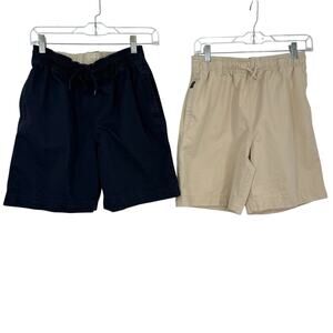 GAP Kids Shorts Relaxed Pull on Boys size 14/16 XXL 6.5" Inseam Lot of 2